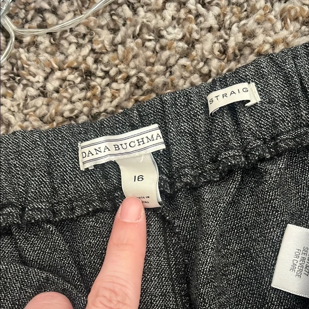Gray Straight Leg Pants - Picture 2 of 5
